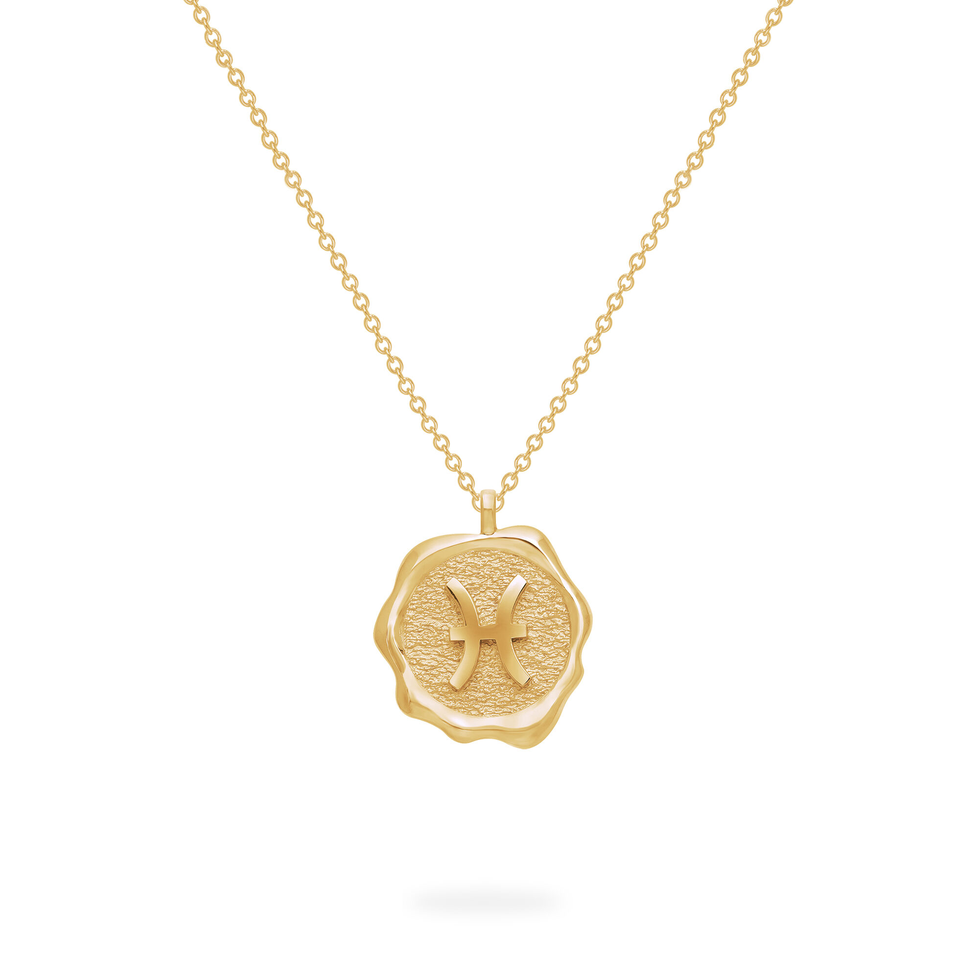 Zodiac Pisces Necklace in Yellow Gold | Birks Essentials
